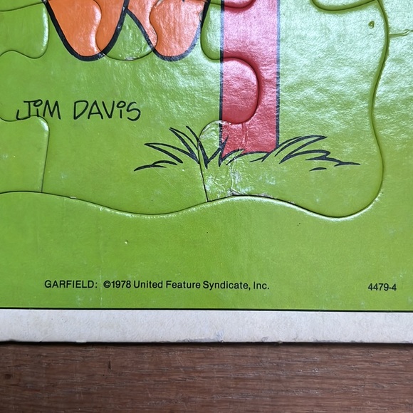 Garfield on swing puzzle 25 piece age 3-7, vintage - Picture 8 of 12